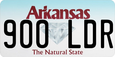 AR license plate 900LDR