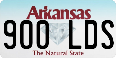 AR license plate 900LDS