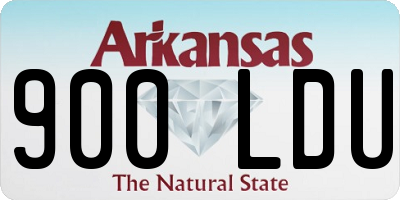 AR license plate 900LDU