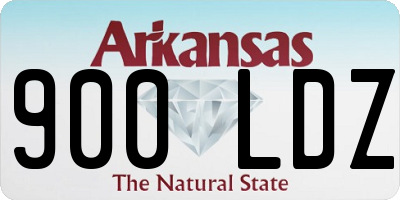 AR license plate 900LDZ