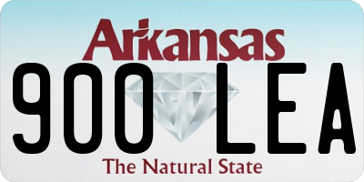 AR license plate 900LEA