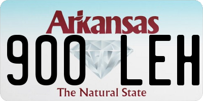 AR license plate 900LEH
