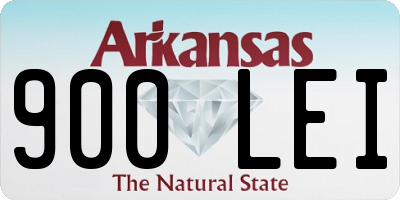 AR license plate 900LEI