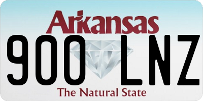 AR license plate 900LNZ