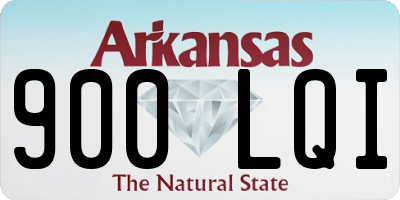 AR license plate 900LQI