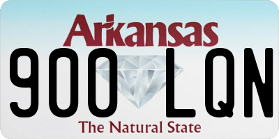AR license plate 900LQN