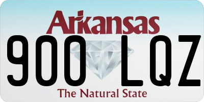 AR license plate 900LQZ