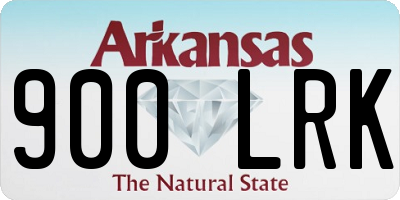 AR license plate 900LRK