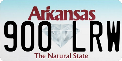AR license plate 900LRW