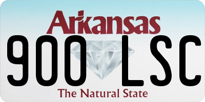 AR license plate 900LSC