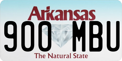 AR license plate 900MBU