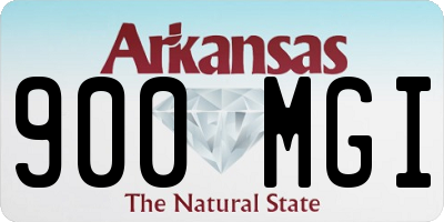 AR license plate 900MGI