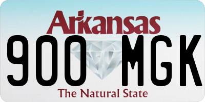 AR license plate 900MGK