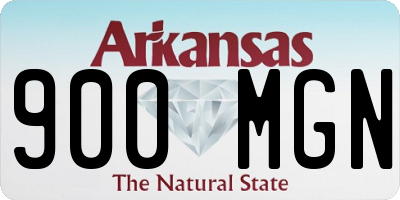 AR license plate 900MGN