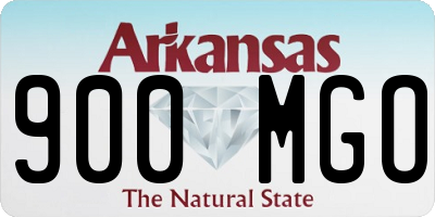 AR license plate 900MGO