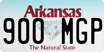 AR license plate 900MGP
