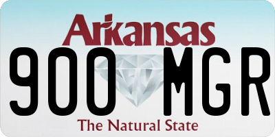 AR license plate 900MGR
