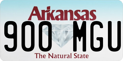 AR license plate 900MGU