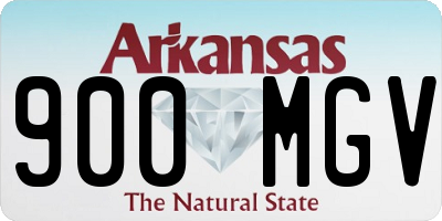 AR license plate 900MGV