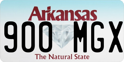 AR license plate 900MGX