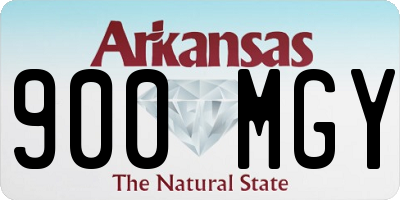 AR license plate 900MGY