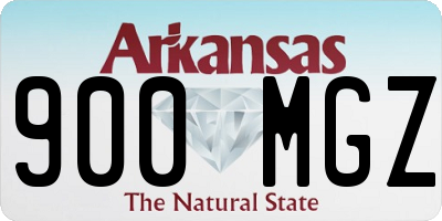 AR license plate 900MGZ