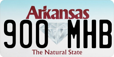 AR license plate 900MHB