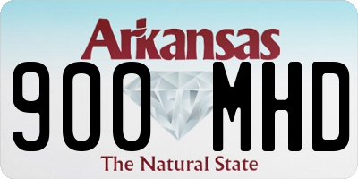 AR license plate 900MHD