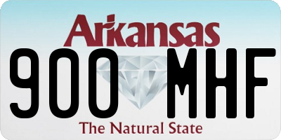 AR license plate 900MHF