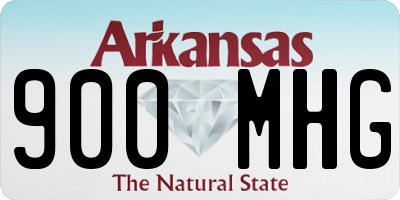 AR license plate 900MHG
