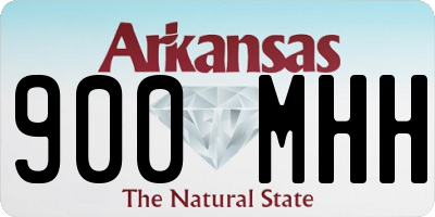AR license plate 900MHH