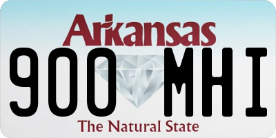 AR license plate 900MHI