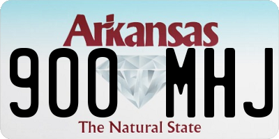 AR license plate 900MHJ