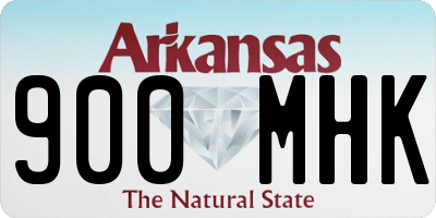 AR license plate 900MHK