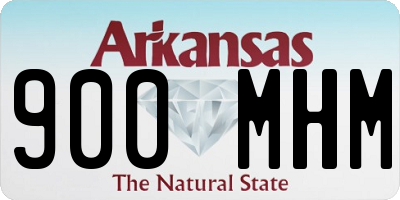 AR license plate 900MHM