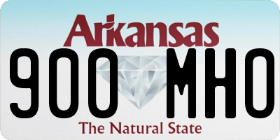 AR license plate 900MHO