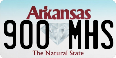 AR license plate 900MHS