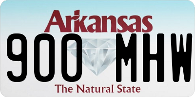 AR license plate 900MHW