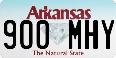 AR license plate 900MHY