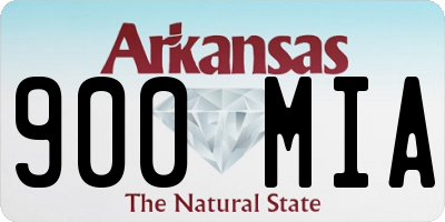 AR license plate 900MIA