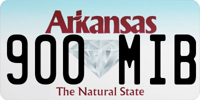 AR license plate 900MIB