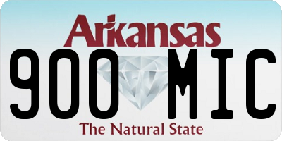AR license plate 900MIC