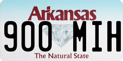 AR license plate 900MIH