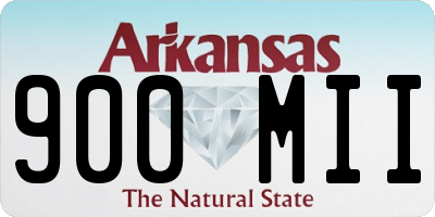 AR license plate 900MII
