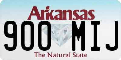 AR license plate 900MIJ