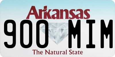 AR license plate 900MIM