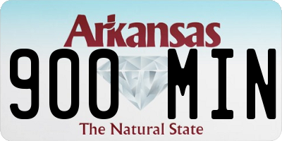 AR license plate 900MIN