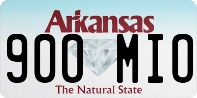 AR license plate 900MIO