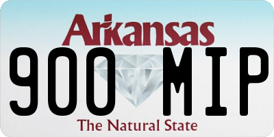 AR license plate 900MIP