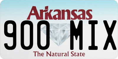 AR license plate 900MIX
